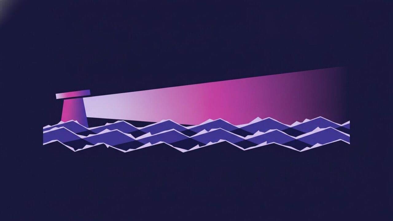 Abstract TokenPR illustration accompanying the article “Crypto Crisis Comms: The First 24 Hours”