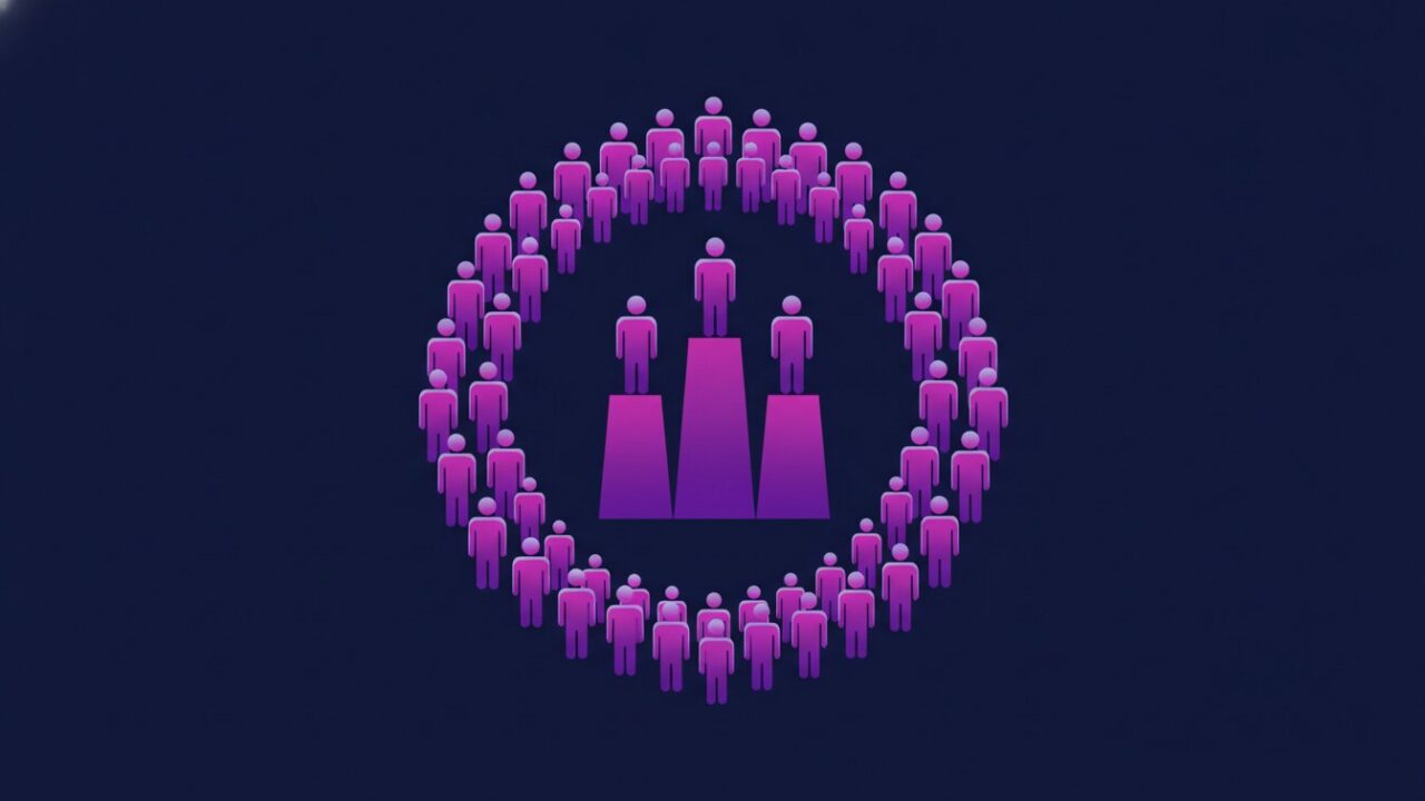Abstract TokenPR illustration accompanying the article “The Governance Gap: Measuring DAO Participation”